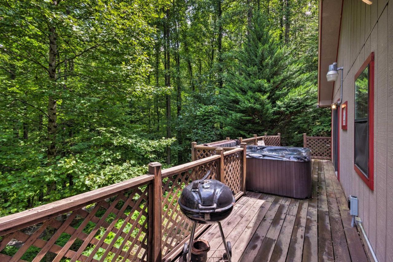 Bryson City Cabin In Smoky Mountains With Hot Tub! Exterior foto