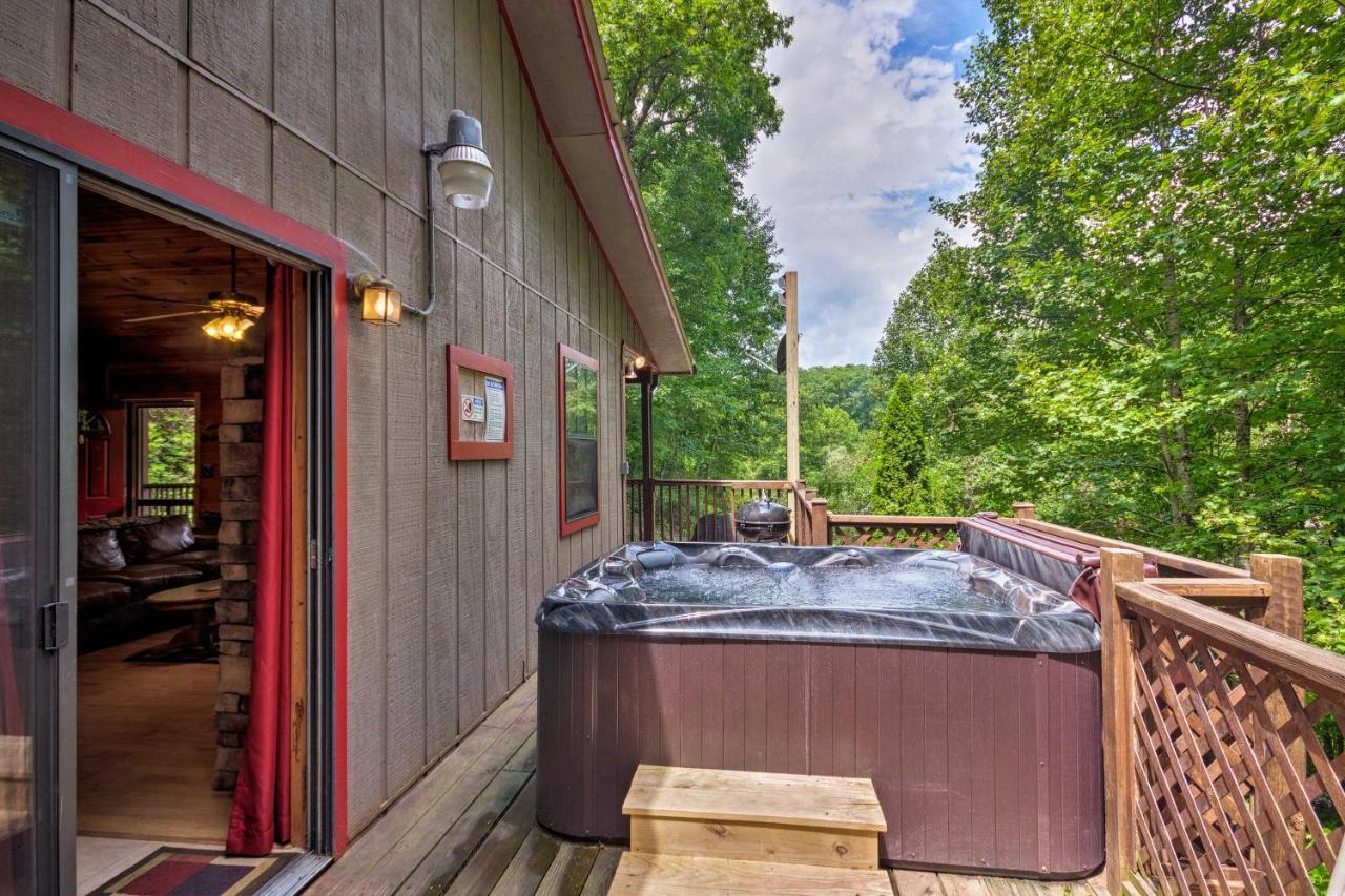 Bryson City Cabin In Smoky Mountains With Hot Tub! Exterior foto